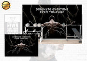Dominate Everyone Gym Wallpaper