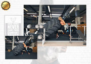 Woman Lifting Tyre Gym Wallpaper