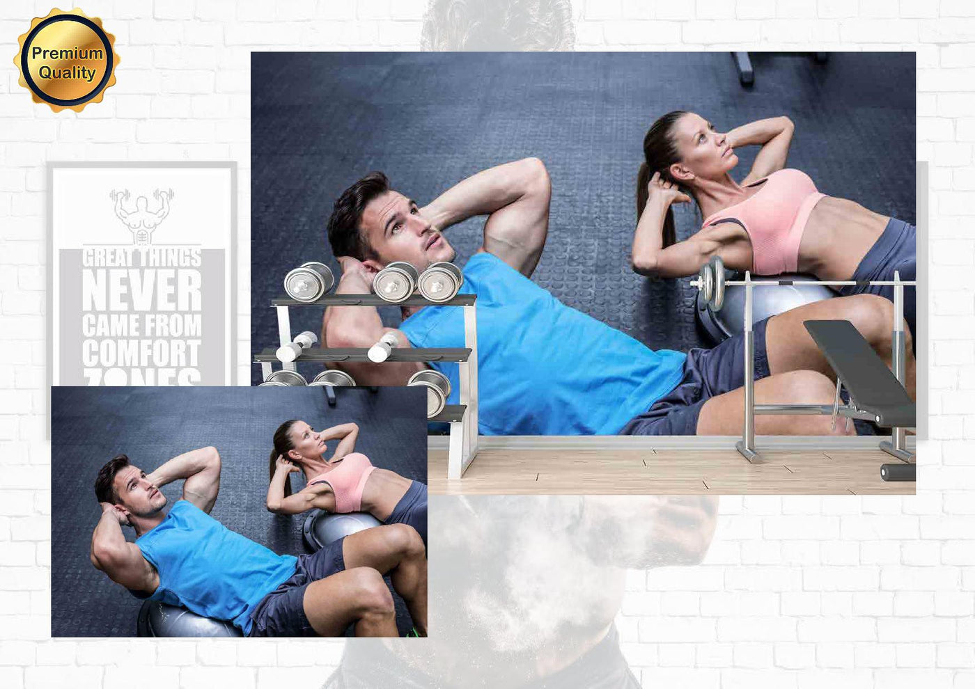 Crunches Gym Wallpaper
