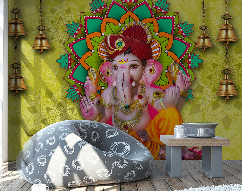 Lord Ganesha Customised Wallpaper