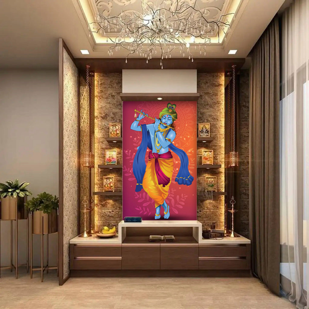 Blue Krishna Wallpaper – Myindianthings