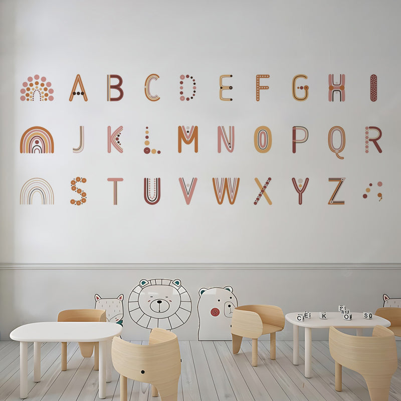 Alphabet Educational School Wallpaper