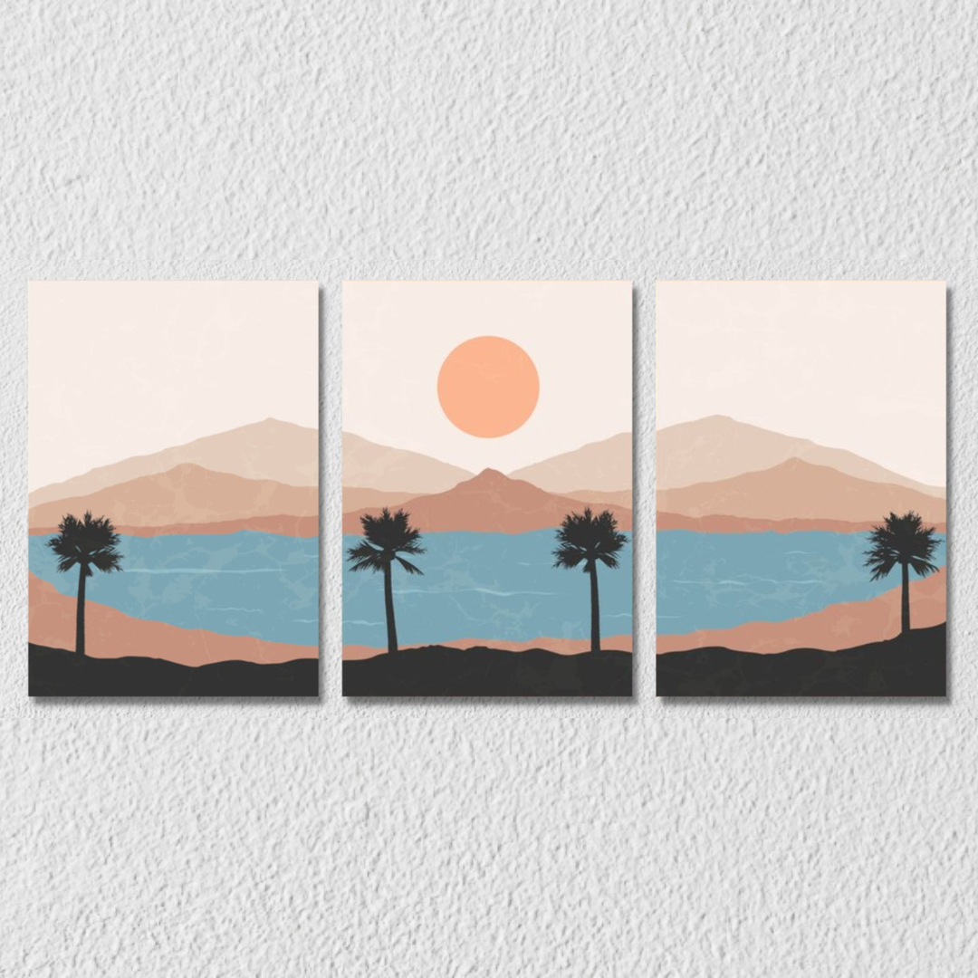 Beach Inspired Wall Art 10, Set Of 3