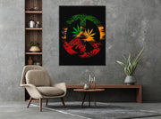 Isolated Rastaman Symbol