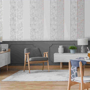 Milan Non Woven Grey Textured Wallpaper