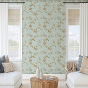 Las Vegas Floral bed Wallpaper