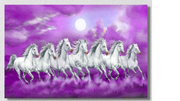 7 Horses Landscape Wall Art 14