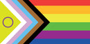 LGBTQ Flag Self Adhesive Sticker For Table
