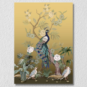 Peacock Floral Art