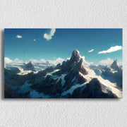 Snow Mountain Scenery