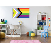 LGBTQ Flag Self Adhesive Sticker Poster