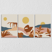 Mountain Botanical Wall Art, Set Of 3