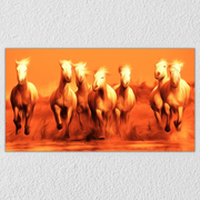 7 Horses Landscape Wall Art 19