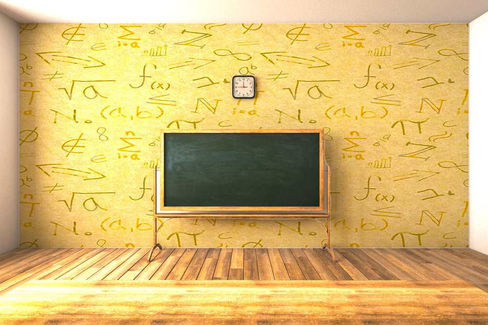 Yellow Equations Wallpaper