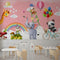 Pink Doodle Nursery Wallpaper