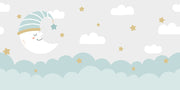 Moon Nursery School Wallpaper