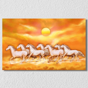 7 Horses Landscape Wall Art 13