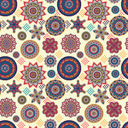 Brown Mandala Multi Design Art Self Adhesive Sticker For Table