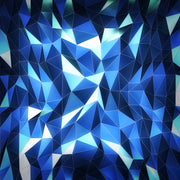 Blue Diamond 3D Self Adhesive Sticker For Door