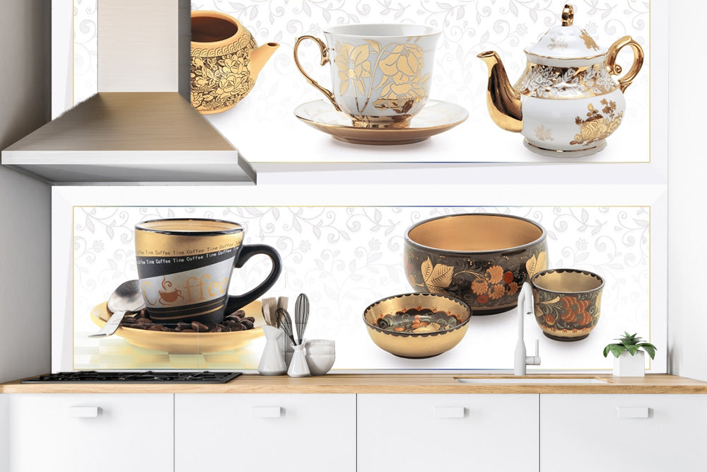 Beautiful Kitchen Tiles Pattern Customised Wallpaper