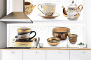 Beautiful Kitchen Tiles Pattern Customised Wallpaper