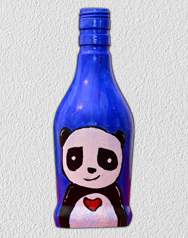 Panda Bottle Art