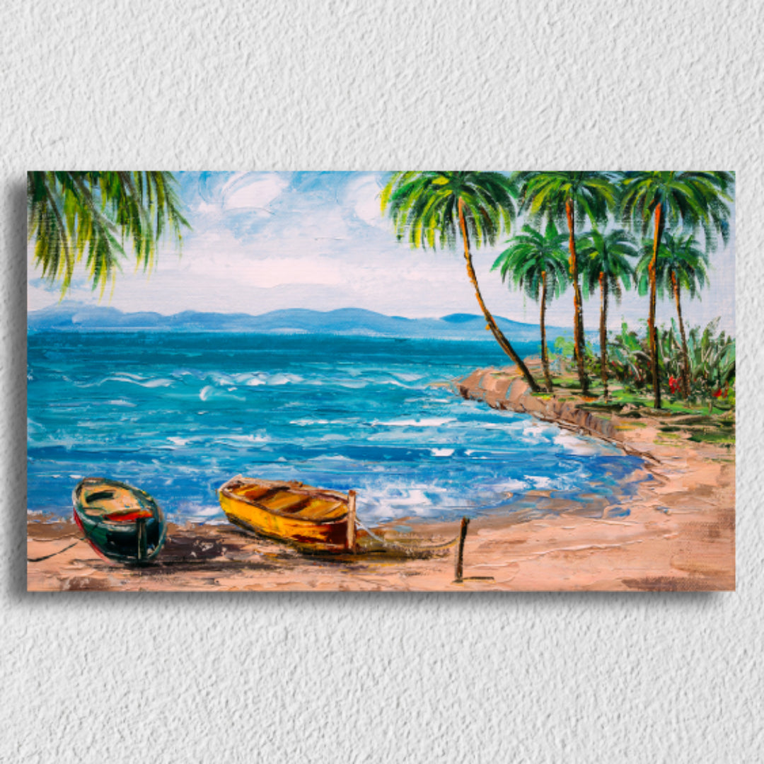 Beach Scenery Painting