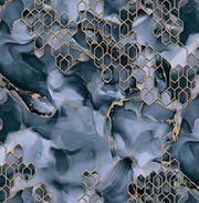 Shine 2 Floral Honey Comb Wallpaper