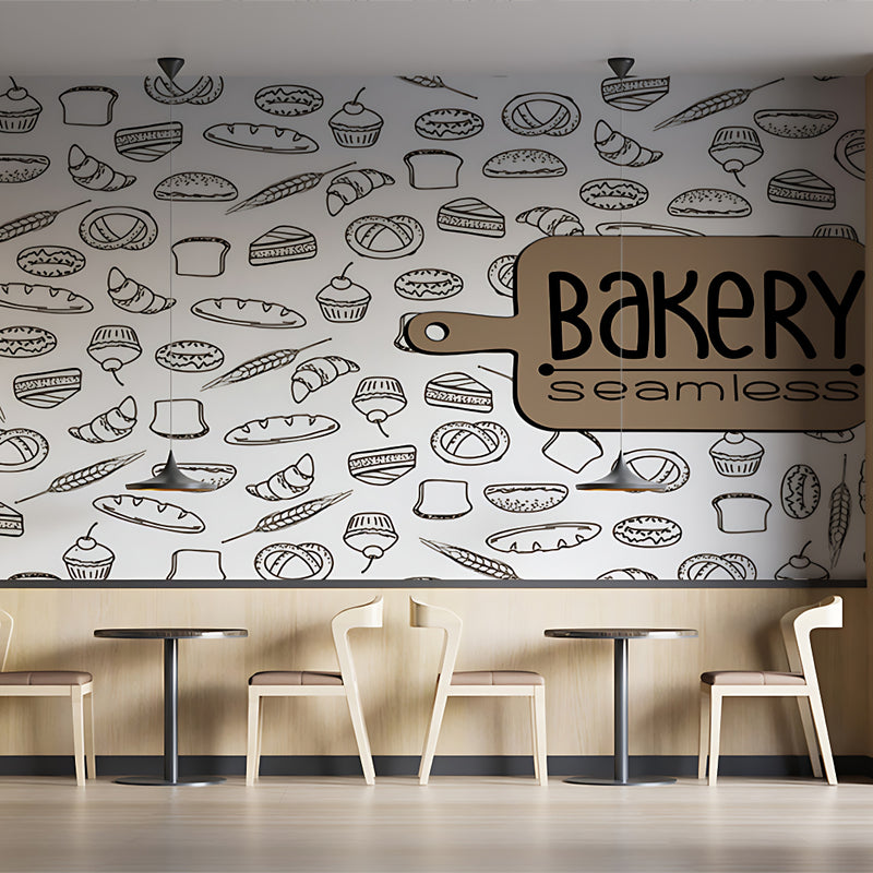 Bakery Wallpaper Pattern Bakery Seamless Customize Wallpaper – Myindianthings