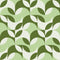 Green Leafs Art Self Adhesive Sticker For Cabinet