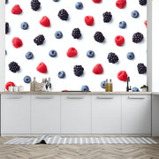 Grapes On White Customize Wallpaper