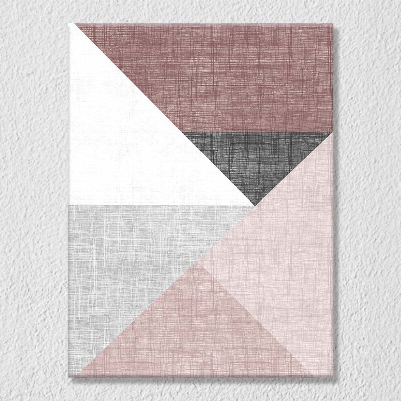 Pink triangle art