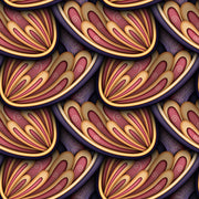 Brown Colour 3D Self Adhesive Sticker For Wardrobe