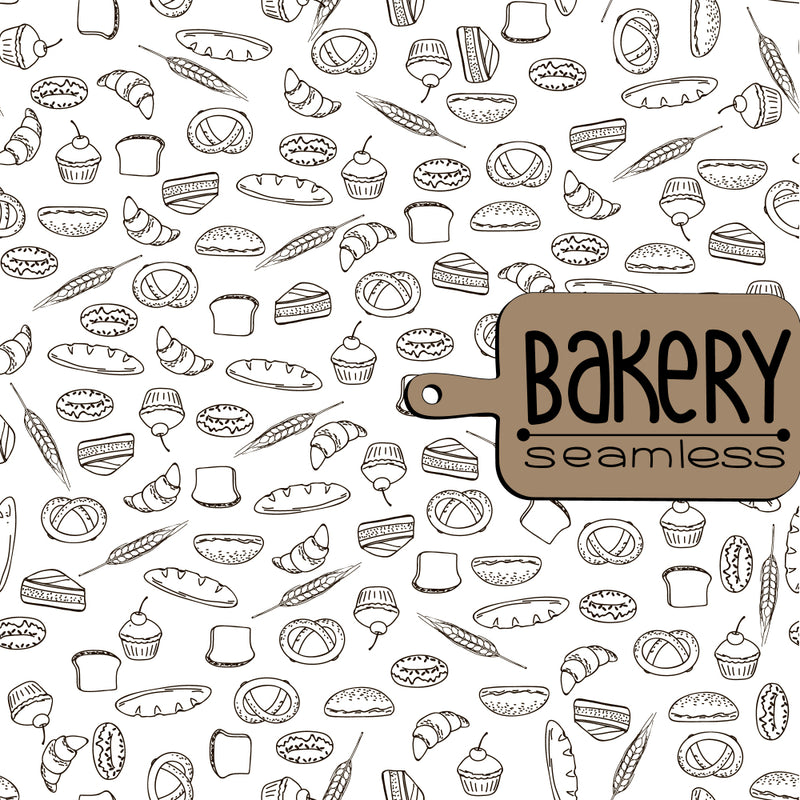 Bakery Wallpaper Pattern Bakery Seamless Customize Wallpaper – Myindianthings