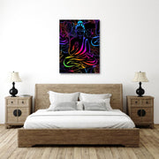 Multicolour Sitting Buddha Figure
