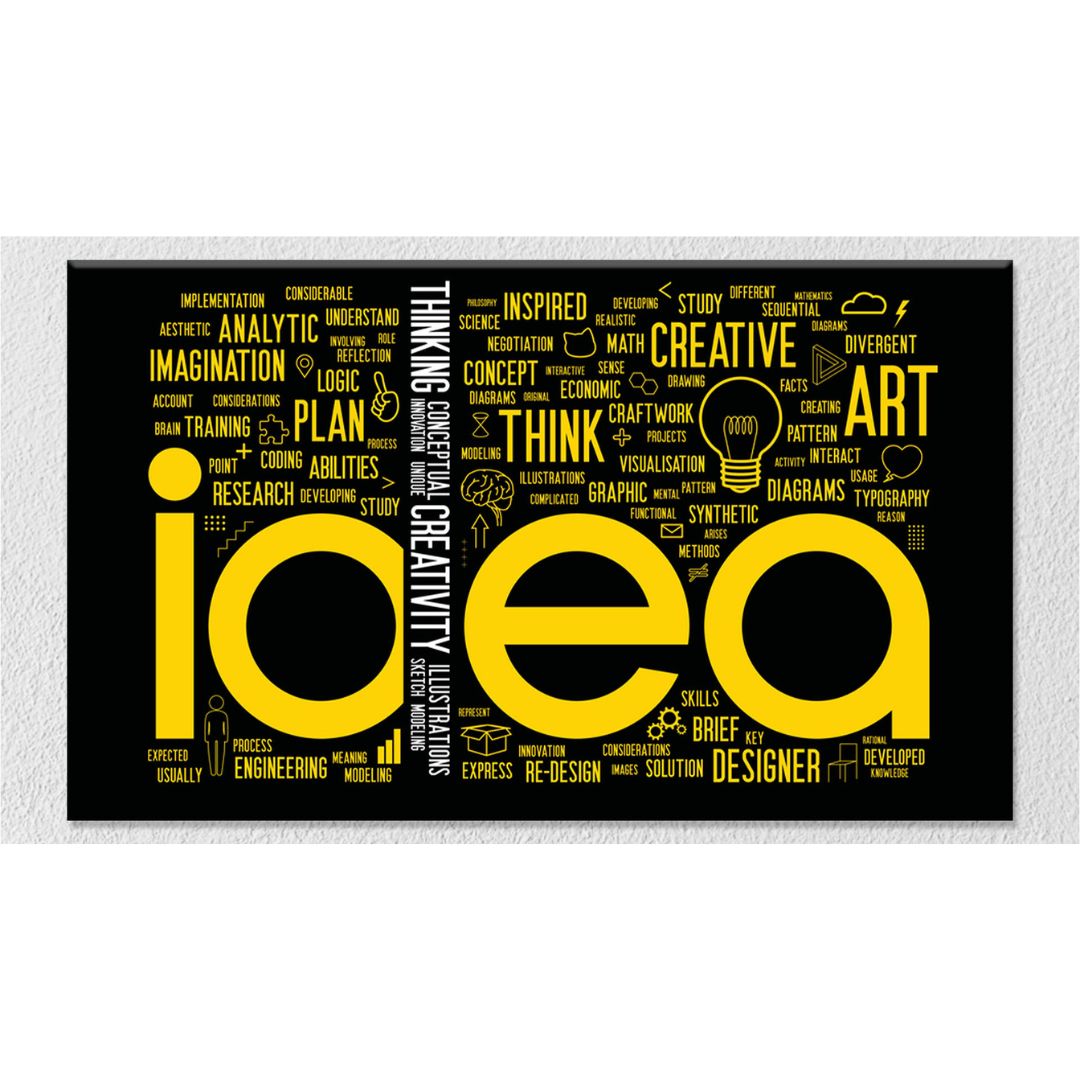 Idea think art Set of 2