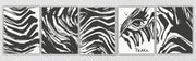 Zebra Wall Art, Set Of 5