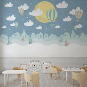 Clouds & Balloon Wallpaper