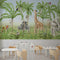 Zebra Forest Nursery Wallpaper
