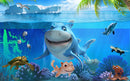Aquarium Shark Nursery Wallpaper