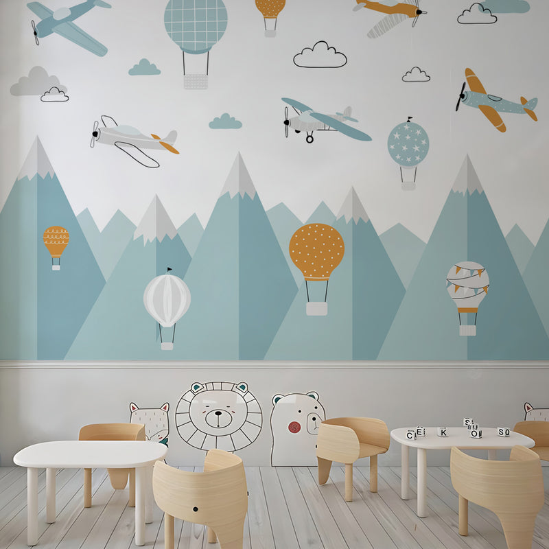 Mountain Nursery Vector Wallpaper