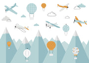 Mountain Nursery Vector Wallpaper