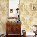 Romania Traditional Golden Damask Wallpaper