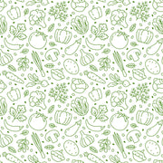 Green Veggies Art Customize Wallpaper