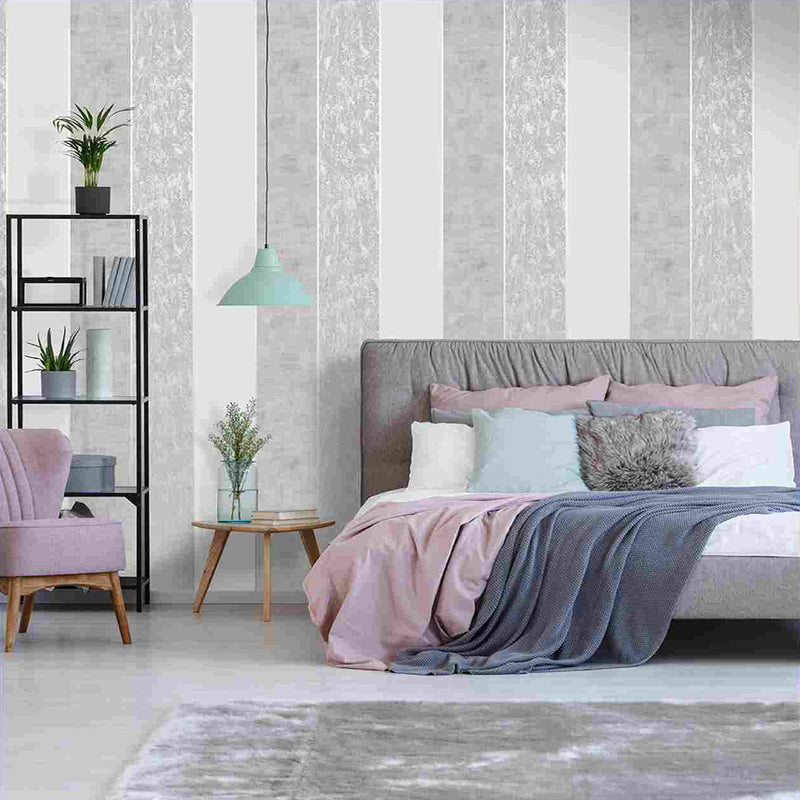 Milan Non Woven Grey Textured Wallpaper
