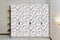 White And Silver 3D Self Adhesive Sticker For Wardrobe