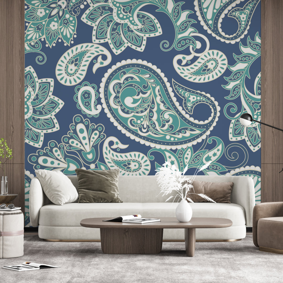 Jaipuri Textile Wallpaper