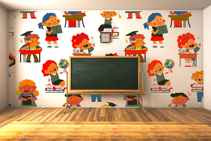 Kid In Class Wallpaper