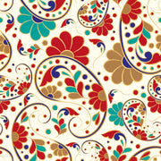 Floral Mandala Art Self Adhesive Sticker For Table