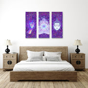 Psychedelic Buddha Enlightenment, Set Of 3